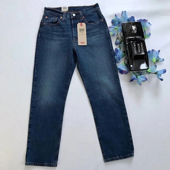 Levi's NWT 501 Original High Rise Straight Leg Jeans Various - Picture 2 of 11